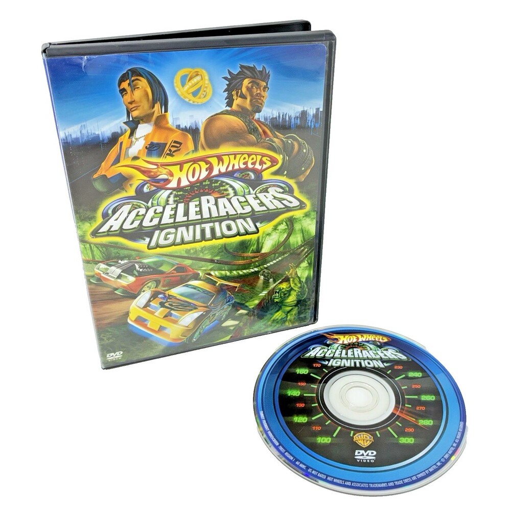 Hot Wheels AcceleRacers Volume 1 Ignition Vintage 2005 Warner Bros DVD Tested